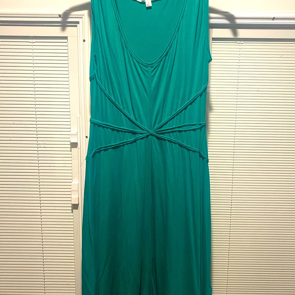 Green summer dress